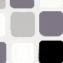 pvc free shower bathroom curtain with contemporary multi colored black pattern in blue, ruby red, sun, green, violet and anthracite grey