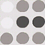 clear vinyl polka dot shower curtain in grey, violet or red