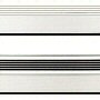 striped bath tub width extra long shower curtain in grey, ruby red or beige