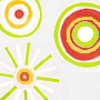 retro design pvc free shower curtain