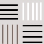 clear vinyl with contemporary white, black and grey line design