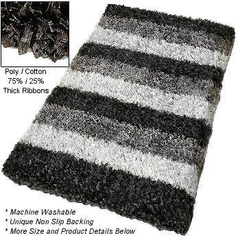 Unique Modern Shag Bath Rug Available In Extra Large Rug