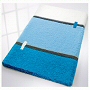 plush bath rug in magenta, aqua, spring green or carrot