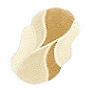 plush unique luxury bathroom rug with sculpted design contour and extra large rug sizes in peach, toffee, clover green, azure blue or slate grey