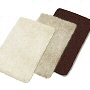 plush luxury bathroom rug in oval, round, half round, rectangular, matching elongated lid covers and extra large sizes with 20 color options