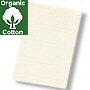 organic cotton bathroom rug in light off white creamy tone