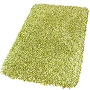 shag bath rug in garnet red, saffron, eggplant, magenta, clover green or sorrento azure blue
