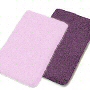 plush luxury bathroom rug in oval, round, half round, rectangular, matching elongated lid covers and extra large sizes with 20 color options