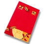 dense high quality fall themed bath mats in sand beige, ruby red, palm green or brandy orange