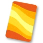 wave pattern plush bathroom rug in contour, extra large and standard sizes in grey, brick, royal blue, garnet red or saffron