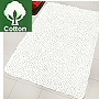 closeout bath rug short cotton shag in garnet red or snow white