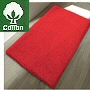 non slip cotton bath rug in bright beautiful colors - red, green, white, orange, blue and natural