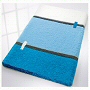 plush bath rug in magenta, aqua, spring green or carrot